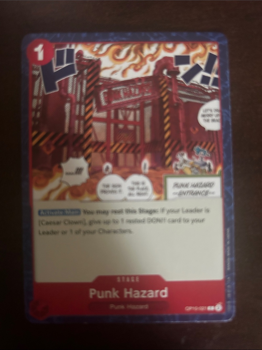 Punk Hazard Trading Card